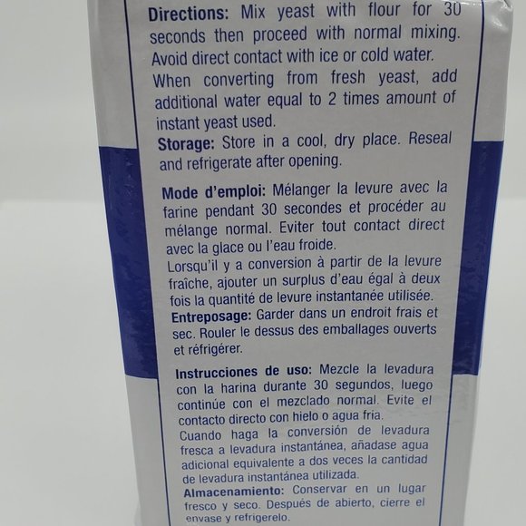 Fleischmann's Yeast 1 pound Instant Dry Yeast - Picture 4 of 5